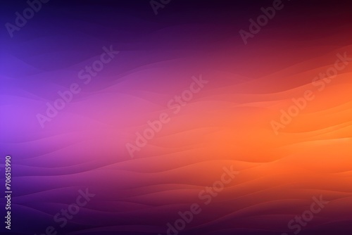 Lavender orange violet glow blurred abstract gradient on dark grainy background