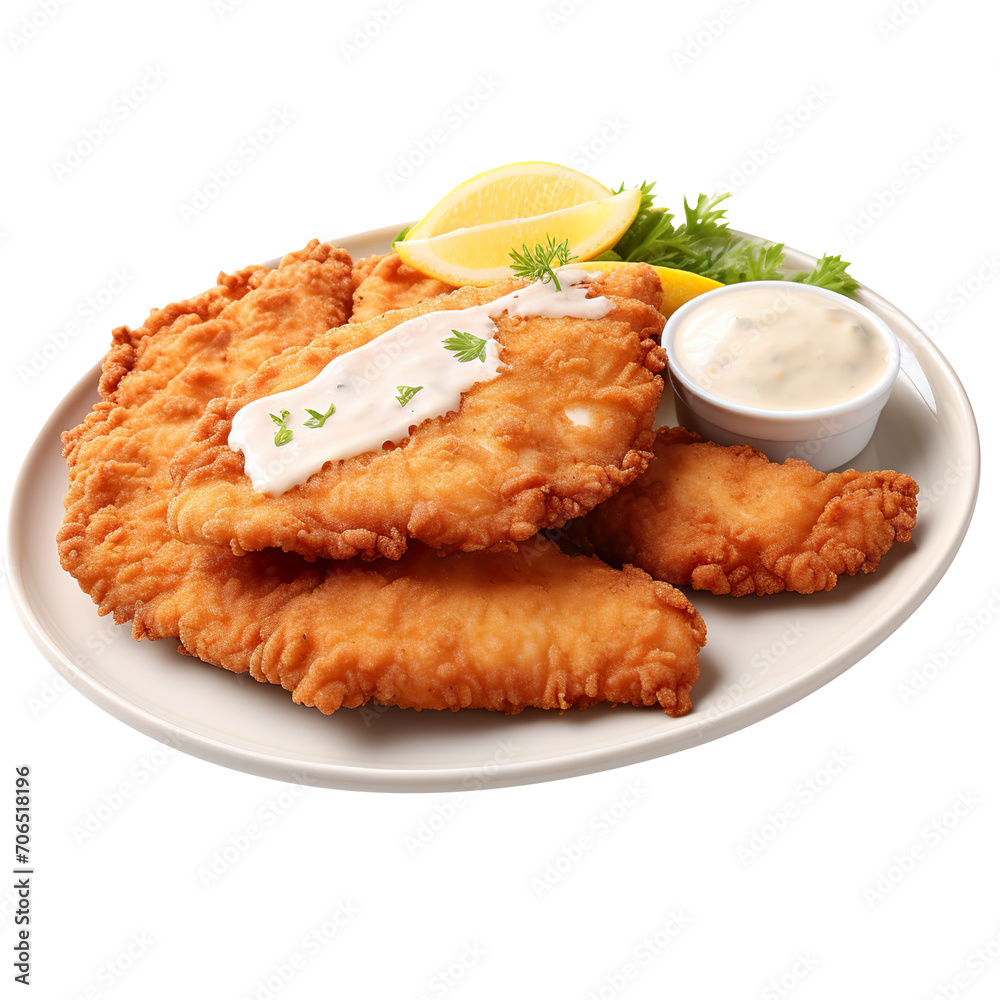 Frittiertes Wiener Schnitzel, png Frittiertes Wiener Schnitzel, png