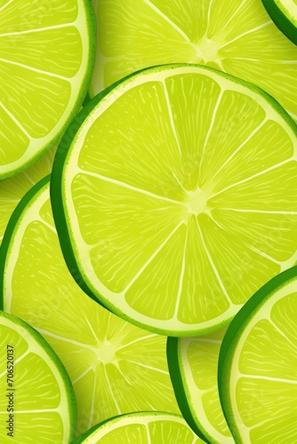 Lime repeated geometric pattern