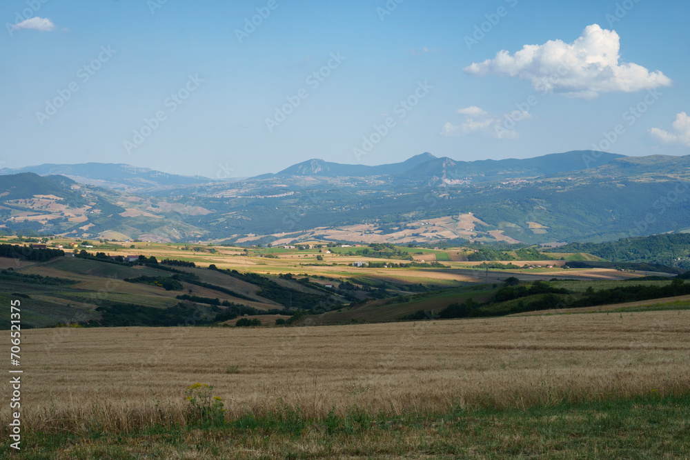 Rural landscape in Avellino province, Italy