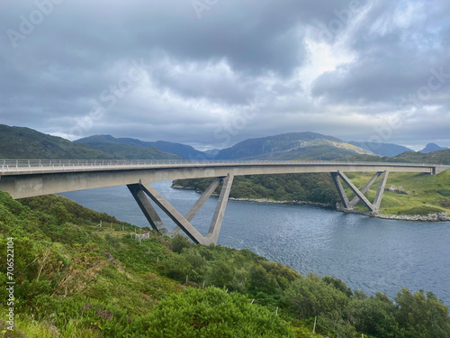Kylesku Bridge over the Loch a Chairn Bhain