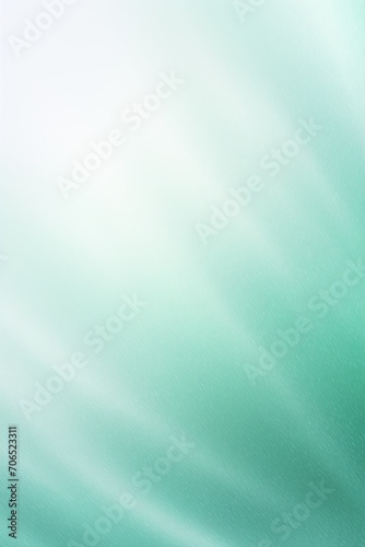 Mint white grainy background, abstract blurred color gradient noise texture