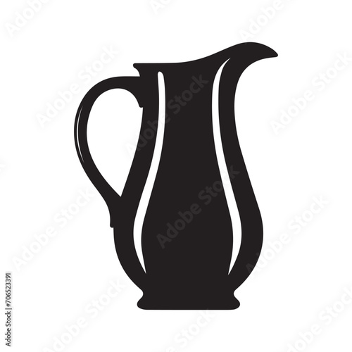 Jug icon isolated on white background. Vector illustration.