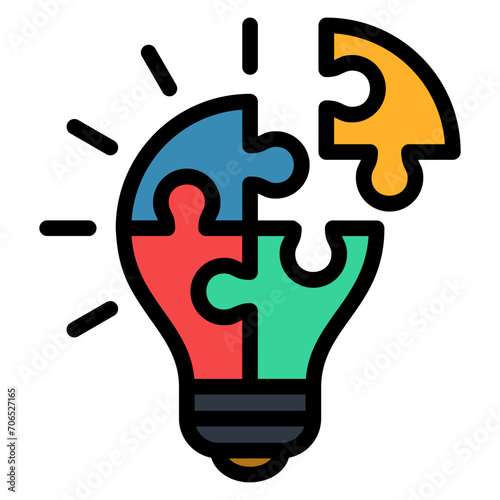 Innovate Outline Color Icon