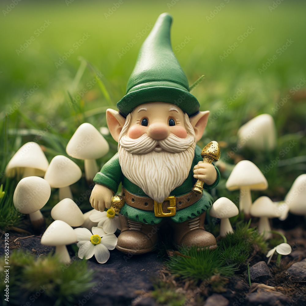 Obraz premium Gnome dressed as St Patrick himself
