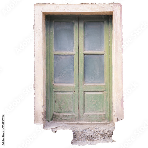 Puerta antigua vieja y gastada