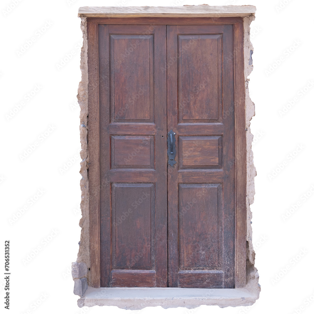 Puerta antigua vieja y gastada Puerta antigua vieja y gastada