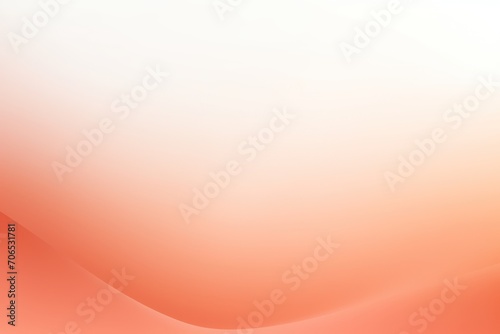 Peach white grainy background, abstract blurred color gradient noise texture banner