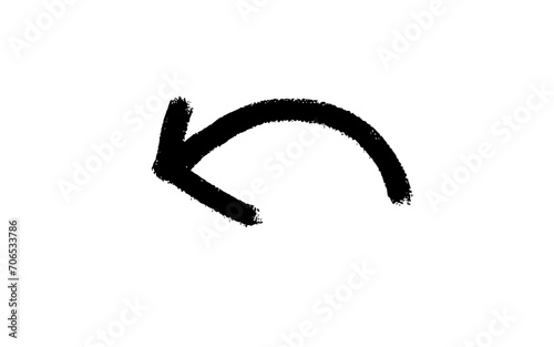 calligraphy cartoon arrow marker line stroke