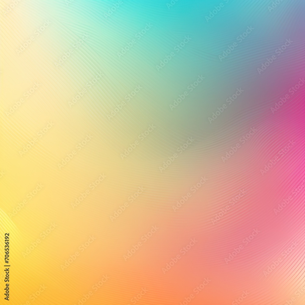 Pink yellow turquoise pastel soft gradient background