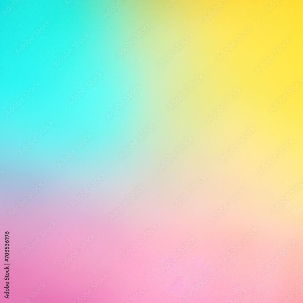 Pink yellow turquoise pastel soft gradient background 