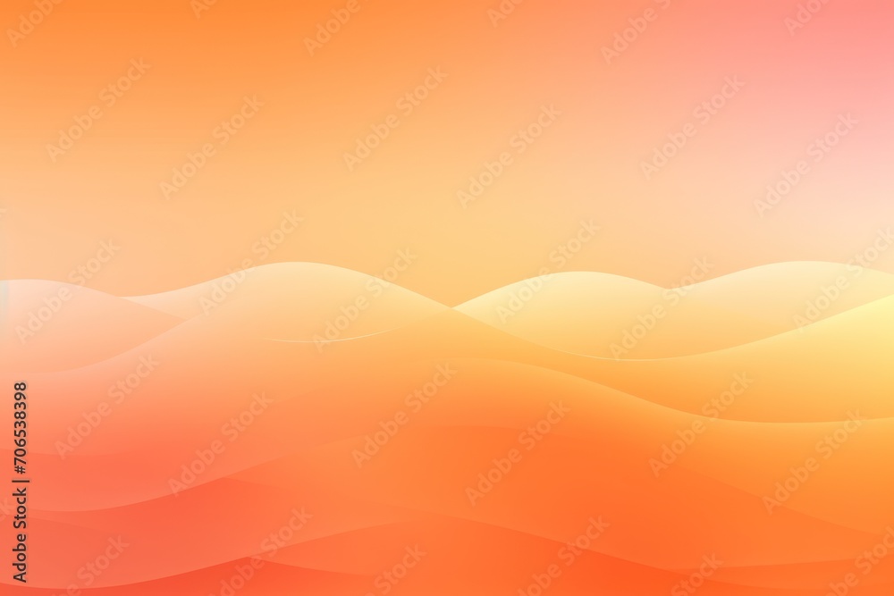 Radiant tangerine orange pastel gradient background soft 
