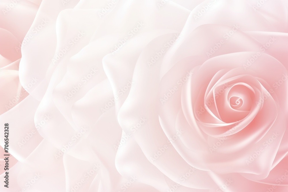 Rose pastel template of flower designs with leaves and petals 