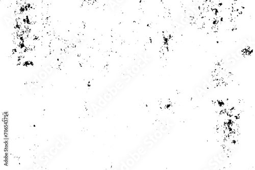 Rough black and white texture vector. Grunge background. Abstract textured effect. Vector illustration. Black is isolated. photo