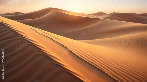 sand dunes in the desert © Artworld AI