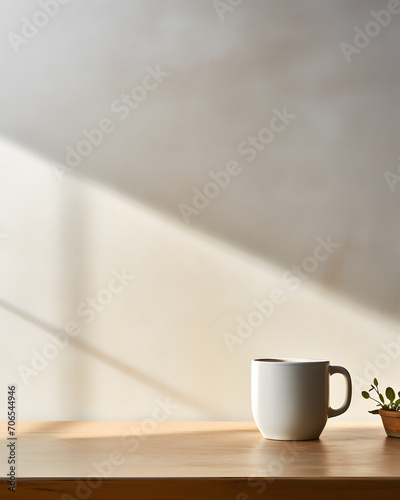 cup of coffee on table