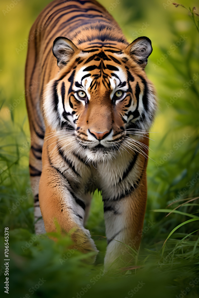 Fototapeta premium tiger in the zoo