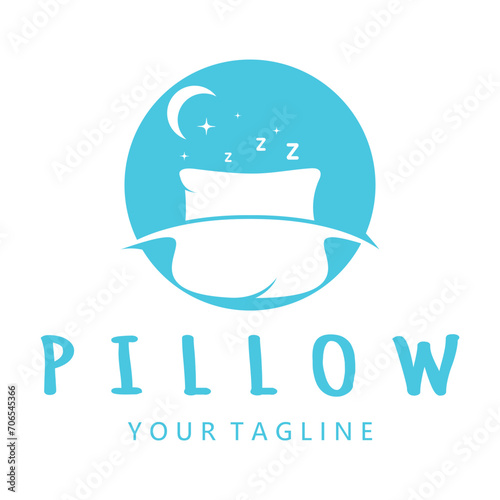 Wallpaper Mural Creative logo designs for pillows, blankets, bed sheets and beds, sleep, zzz, clock, moon and stars. Torontodigital.ca