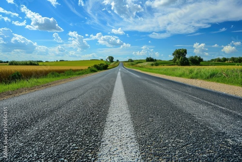 road in the field  road in the mountains  countryside landscapes.