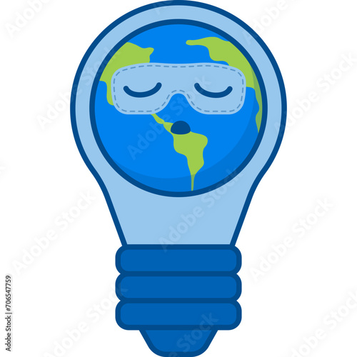 Earth Hour Illustration