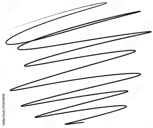 abstract marker lines isolated brush stroke hand draw