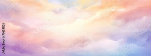 Watercolor background with clouds abstract painting with soft.