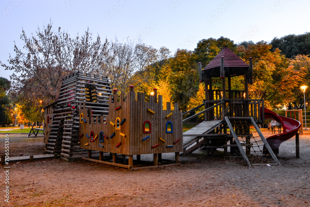 playground in the park at Kulturpark, Bursa