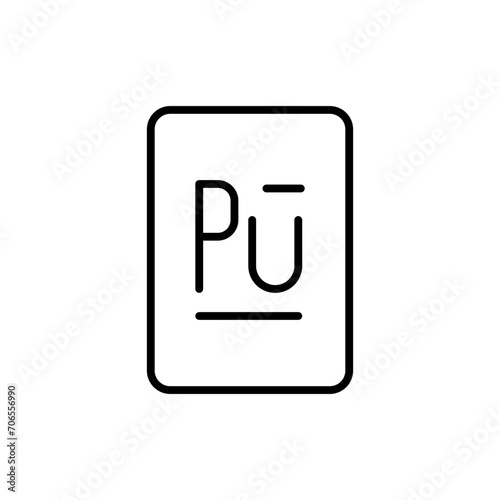 plutonium line icon
