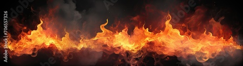 flames and flame background