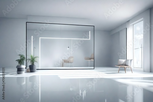 modern bathroom interior with bathtub © namra