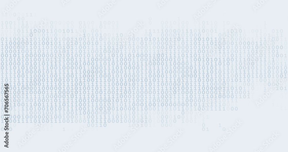 Simple binary code background. Vector pattern Stock Vector | Adobe Stock
