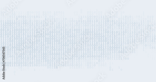 Simple binary code background. Vector pattern