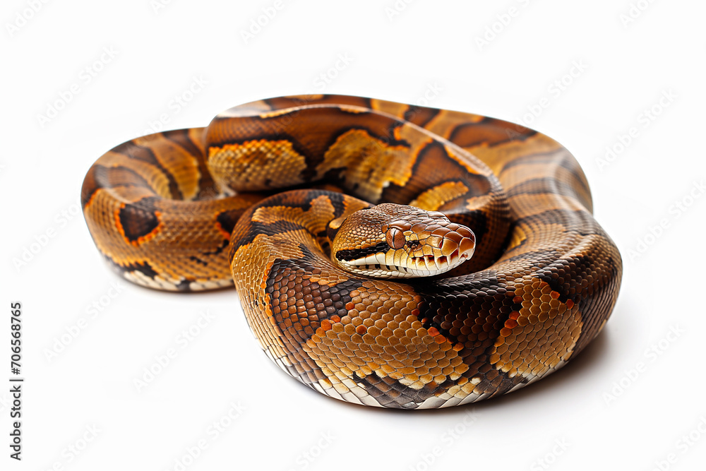 Boa Constrictor isolated on white Boa Constrictor isolated on white