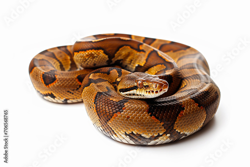 Boa Constrictor isolated on white