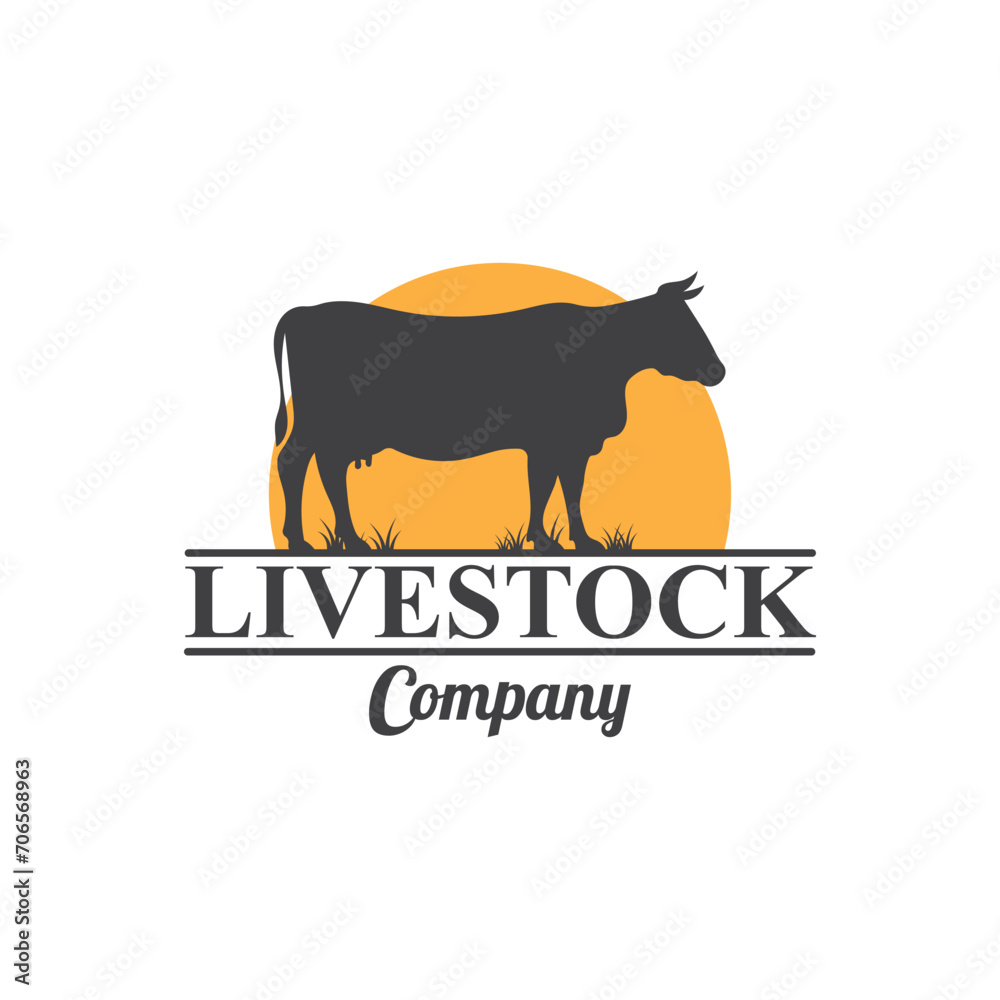 Obraz premium Pict Cow