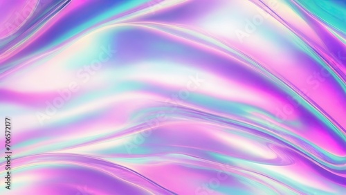 Abstract iridescent holographic background