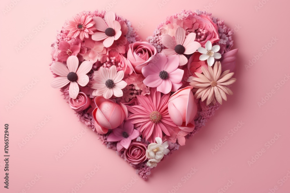 a heart shaped frame with flowers and roses a heart shaped frame with flowers and roses