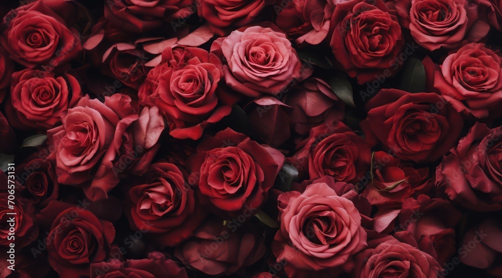 roses background