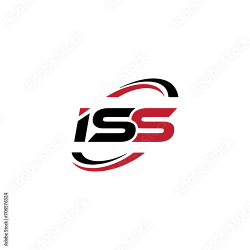 ISS logo. I S S design. White ISS letter. ISS, I S S letter logo design. Initial letter ISS letter logo set, linked circle uppercase monogram logo. I S S letter logo vector design.	
