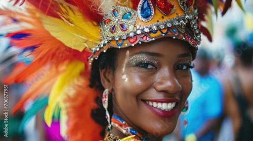 A Rio carnival professional photo