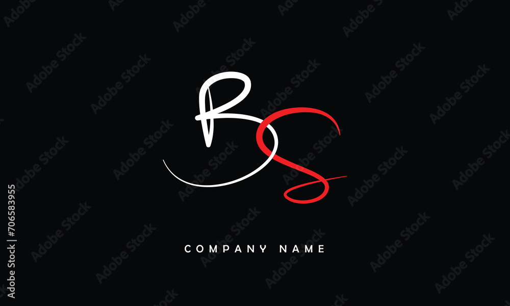 BS, SB, B, S Abstract Letters Logo Monogram BS, SB, B, S Abstract Letters Logo Monogram