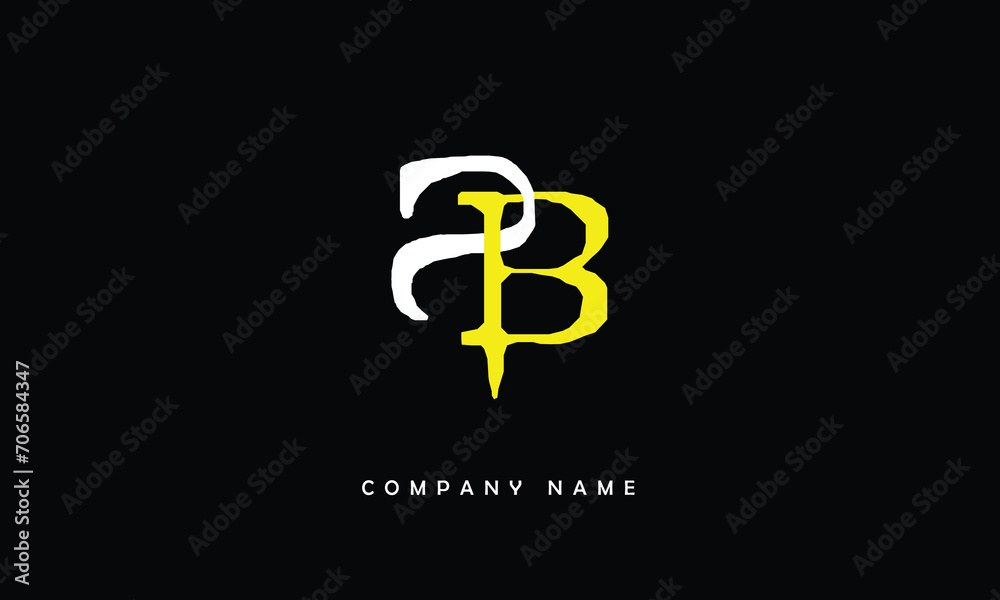 Obraz premium BS, SB, B, S Abstract Letters Logo Monogram