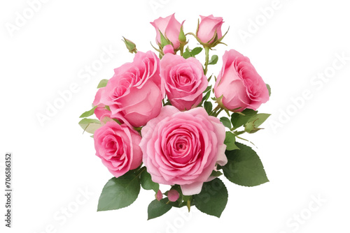 AI generated watercolor bouquet. watercolor flowers and leaves illustration for wedding, greetings, stationary, wallpapers, fashion, background. rose, blossom, olive, green leaves, Eucalyptus etc