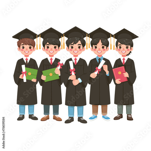 graduation cap university or college graduation hat student graduation cap diploma vector