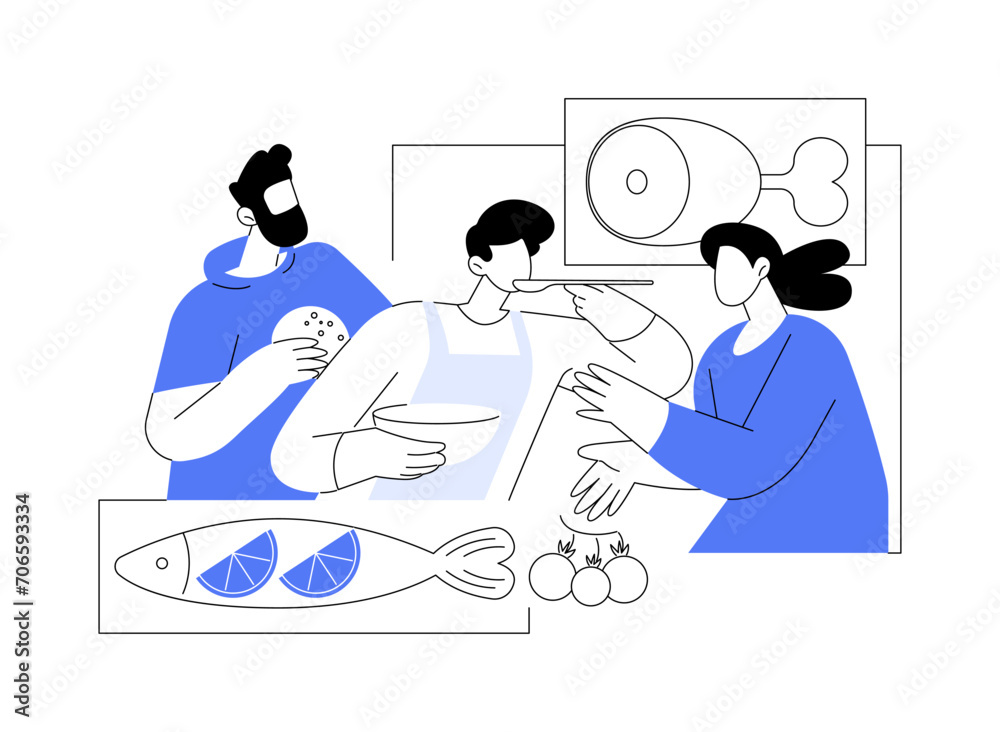 Paleo diet isolated cartoon vector illustrations. Paleo diet isolated cartoon vector illustrations.