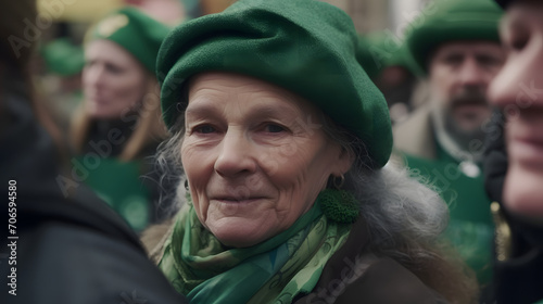 The Vibrance of Saint Patrick's Day: A Parade of Smiles and Tradition AI-Generative
