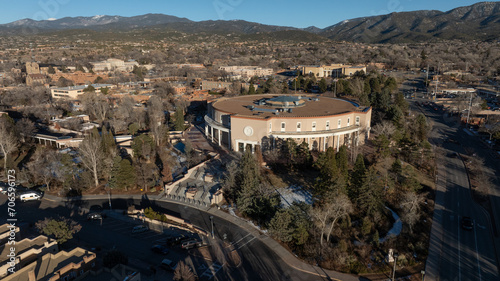 Capitol of New Mexico Aerial Photo