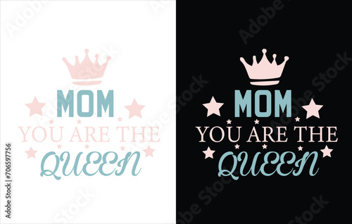 Obraz na płótnie Mother love t shirt design ,To the world you are a mother but to your family you are the world, mothers day love mom t shirt design best selling funny t shirt design typography creative custom w salonie
