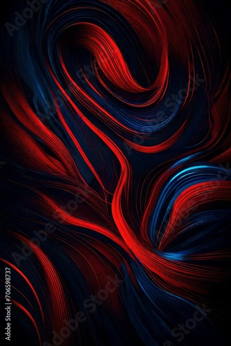 "Dark Blue, Red vector background with curved lines. Brand new colorful illustration rendered in a simple yet captivating style."