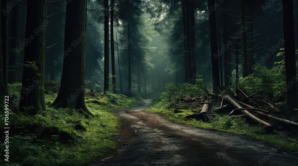 Obraz premium path in the woods